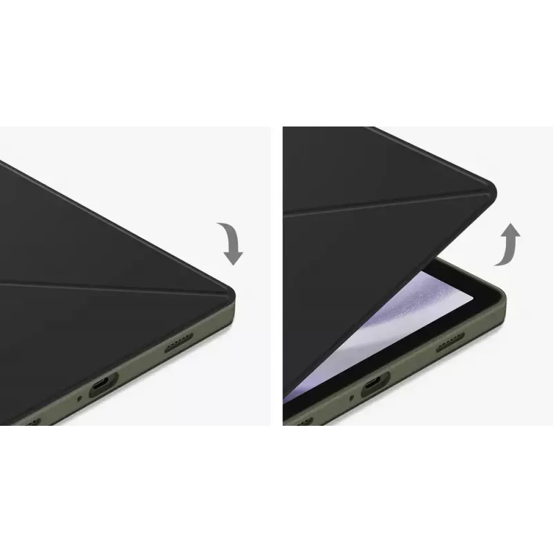 Samsung Galaxy Tab A9+ Book Cover 27.9 cm (11 collas) Folio Melns
