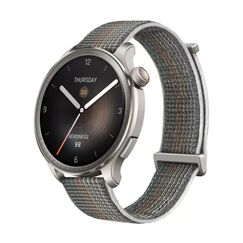 Amazfit Balance 3.81 cm (1.5 collas) AMOLED 46 mm Digitāls 480 x 480 pikseļi Skārienjutīgs Pelēks Wi-Fi GPS (satelīts)
