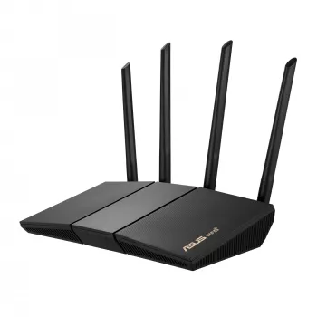 ASUS RT-AX57 bezvadu maršrutētājs Gigabit Ethernet Divjoslu (2,4 GHz / 5 GHz) Melns