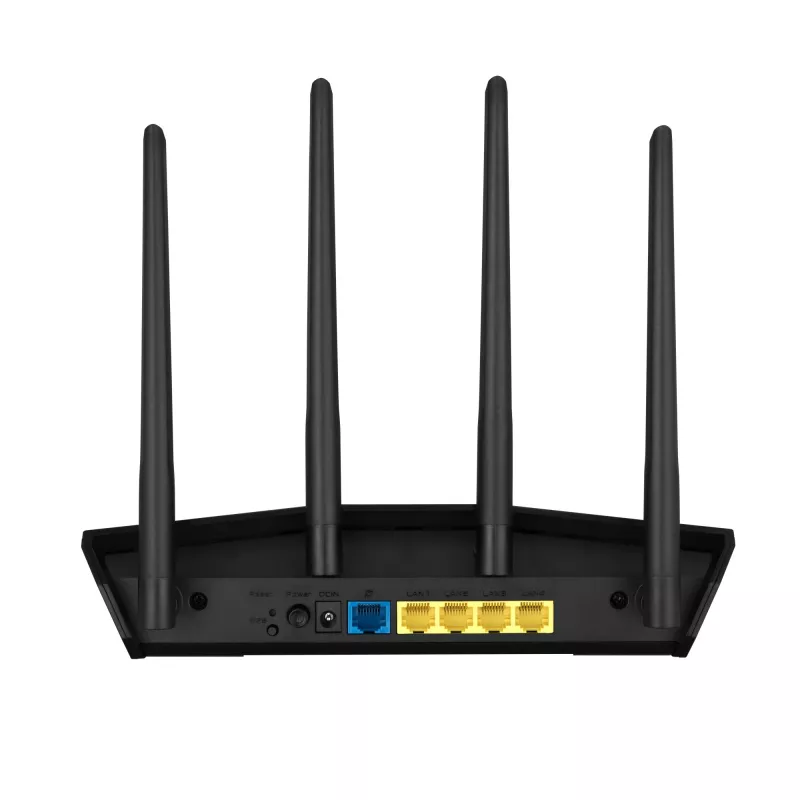 ASUS RT-AX57 bezvadu maršrutētājs Gigabit Ethernet Divjoslu (2,4 GHz / 5 GHz) Melns