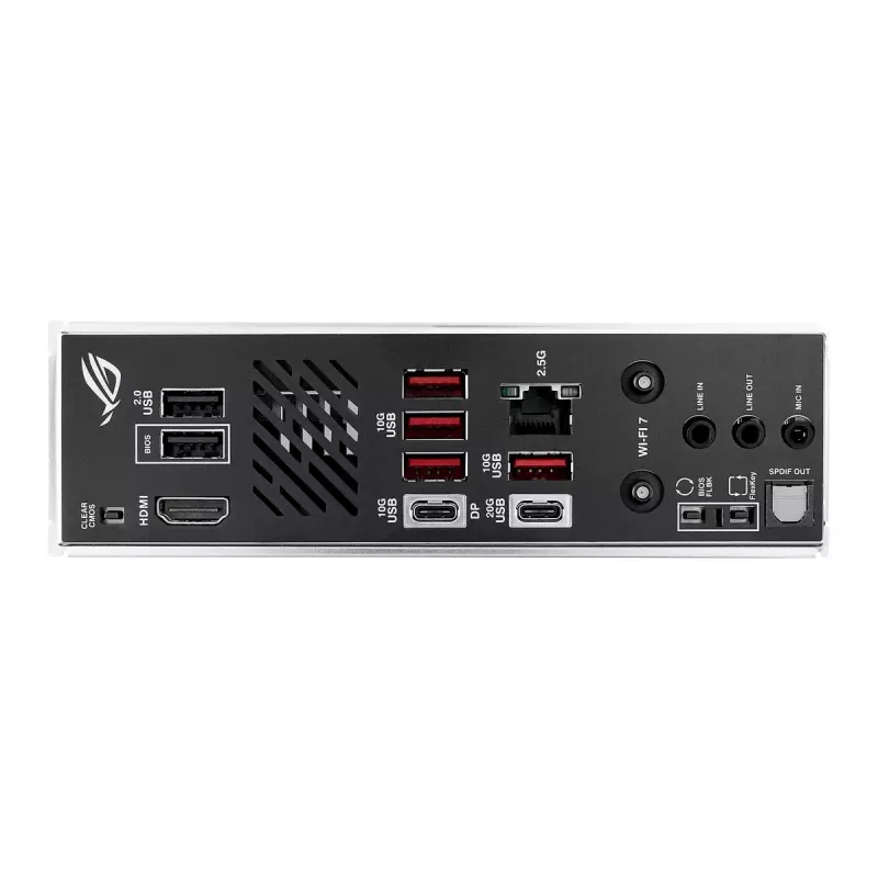 Mātesplate ASUS ROG STRIX B850-I GAMING WIFI, AMD B850, Socket AM5, mini ITX, 2x DDR5, Wi‑Fi 7, 2.5Gb LAN