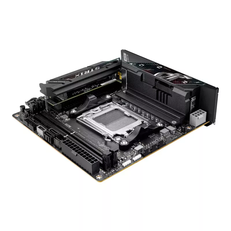Mātesplate ASUS ROG STRIX B850-I GAMING WIFI, AMD B850, Socket AM5, mini ITX, 2x DDR5, Wi‑Fi 7, 2.5Gb LAN
