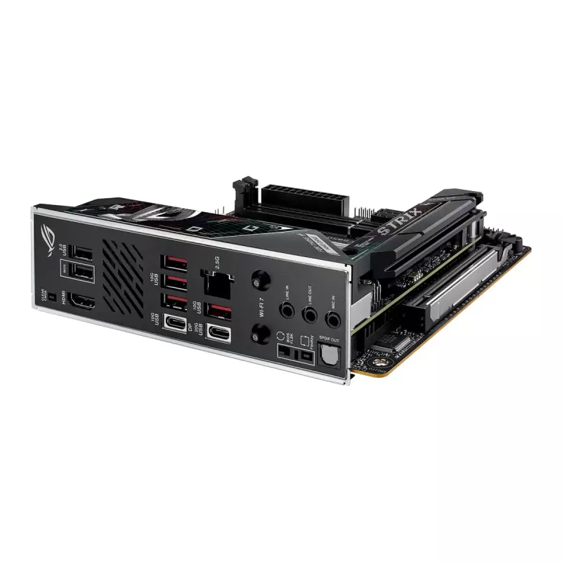 Mātesplate ASUS ROG STRIX B850-I GAMING WIFI, AMD B850, Socket AM5, mini ITX, 2x DDR5, Wi‑Fi 7, 2.5Gb LAN