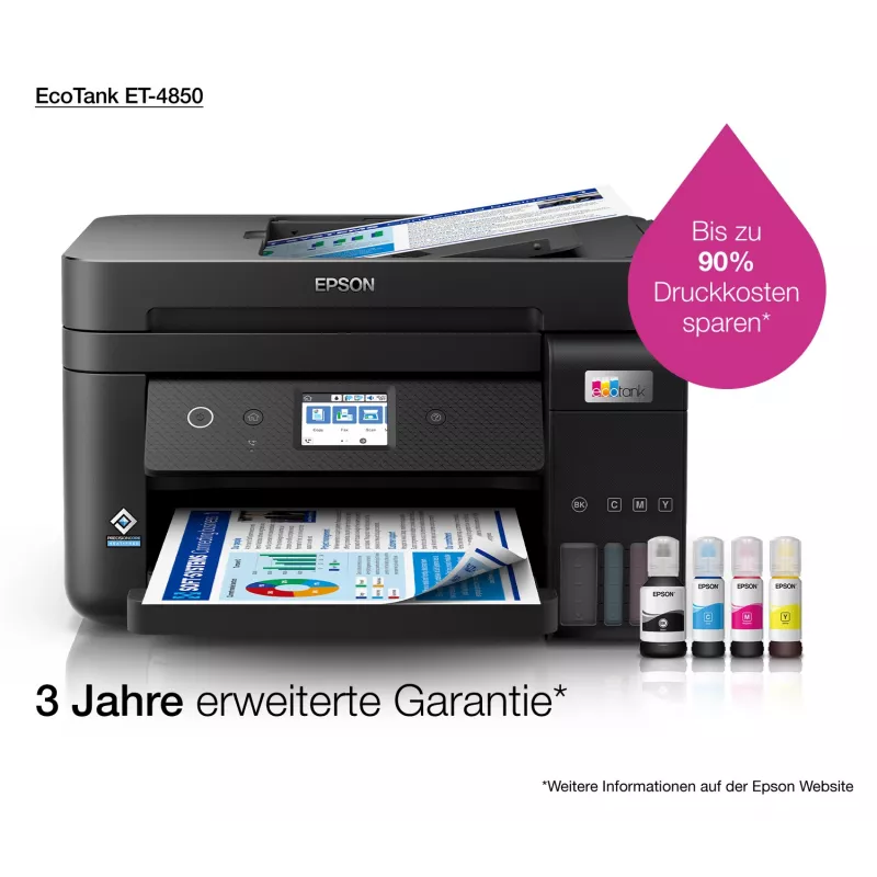 Epson EcoTank ET-4850 Inkjet A4 4800 x 1200 DPI 33 ppm Wi-Fi