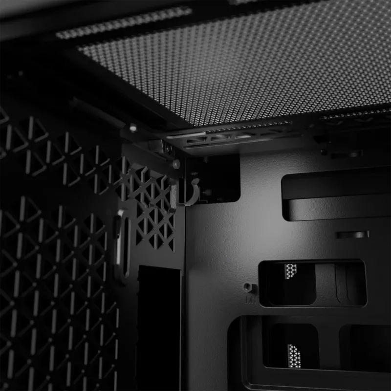 CORSAIR PC korpuss - vidēja izmēra tornis - 2500x divu kameru - melns