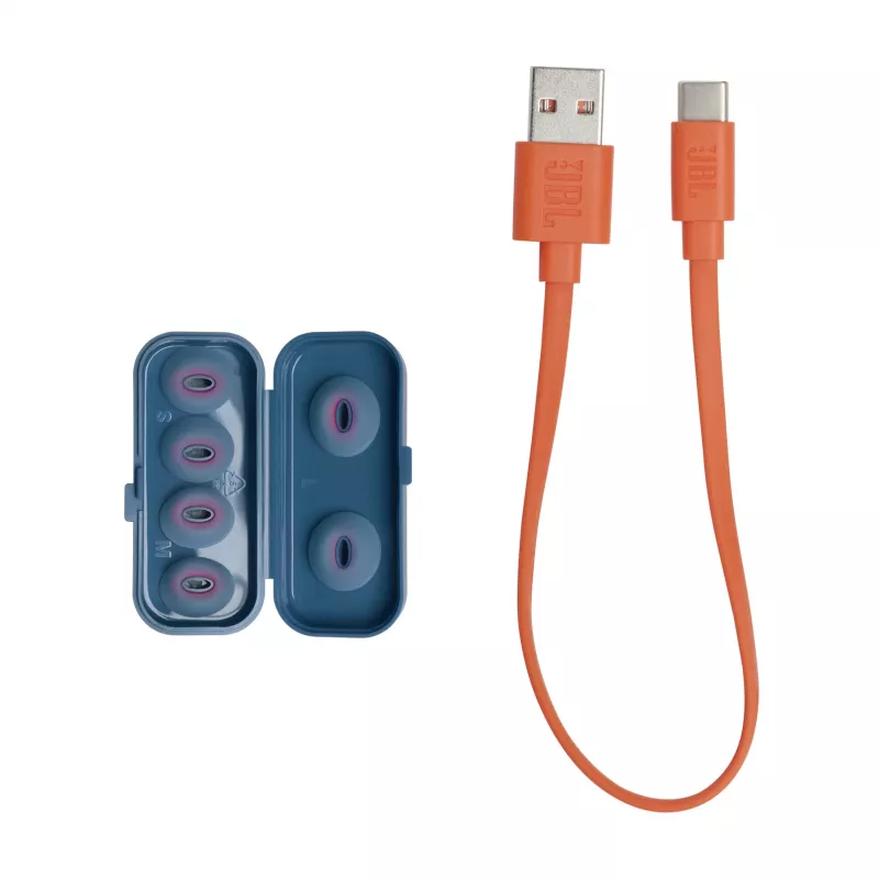 JBL Tune Flex Bezvadu Austiņas True Wireless Stereo (TWS) Iekšauss Zvanu/Mūzikas Bluetooth Zilā Krāsā
