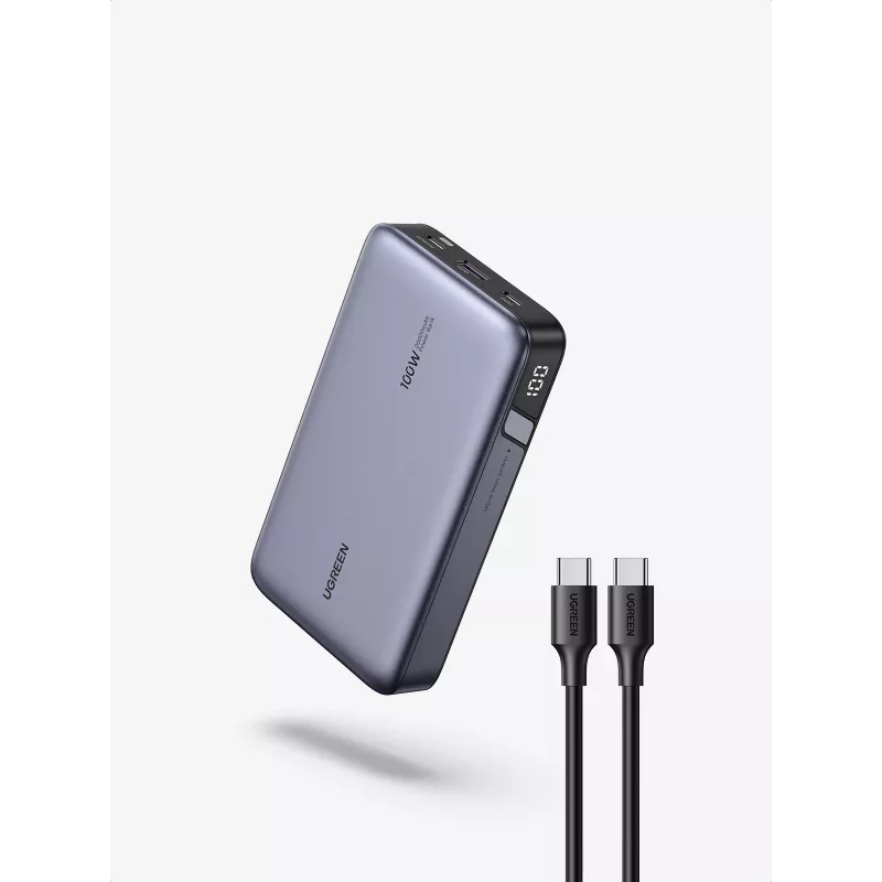 Ugreen 25188 ārējais akumulators 20000 mAh pelēks