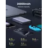 Ugreen 25188 ārējais akumulators 20000 mAh pelēks