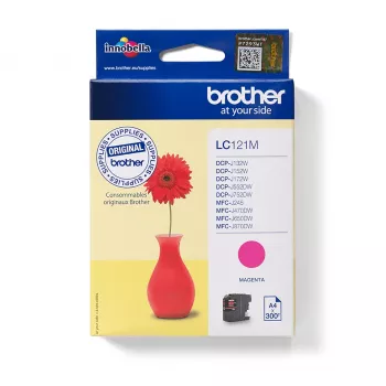 Cartridge Brother LC 121M fuksīna 300 lapas Ink