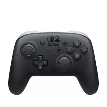 Nintendo Switch 2 Pro Controller Melns Bluetooth Gamepad Analogue / Digital Nintendo Switch 2