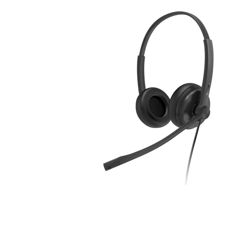 Yealink UH34 Dual Teams austiņas, vadu, birojam/zvanu centram, 20–20000 Hz, 118 g, austiņas, melnas
