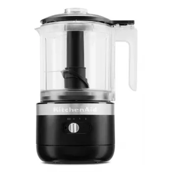Elektriskais virtuves kombains KitchenAid 5KFCB519EBM 1.19 L 24 W Melns Caurspīdīgs