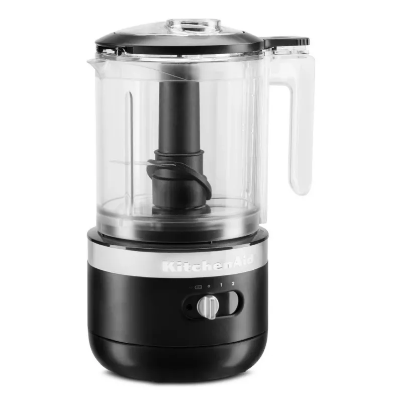 Elektriskais virtuves kombains KitchenAid 5KFCB519EBM 1.19 L 24 W Melns Caurspīdīgs