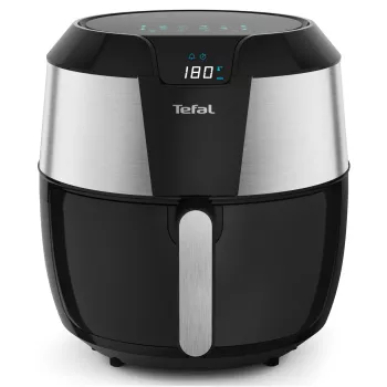 Tefal Easy Fry EY701D Viena 5,6 L Brīvi stāvošs 1850 W Karstā gaisa fritieris Melns, Nerūsējošais tērauds