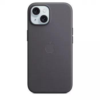 APPLE Apple FineWoven Case with MagSafe iPhone 15 Melns