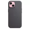 APPLE Apple FineWoven Case with MagSafe iPhone 15 Melns