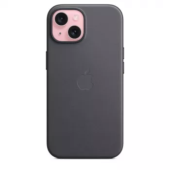 APPLE Apple FineWoven Case with MagSafe iPhone 15 Melns