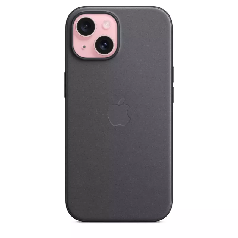 APPLE Apple FineWoven Case with MagSafe iPhone 15 Melns
