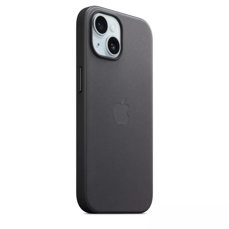 APPLE Apple FineWoven Case with MagSafe iPhone 15 Melns