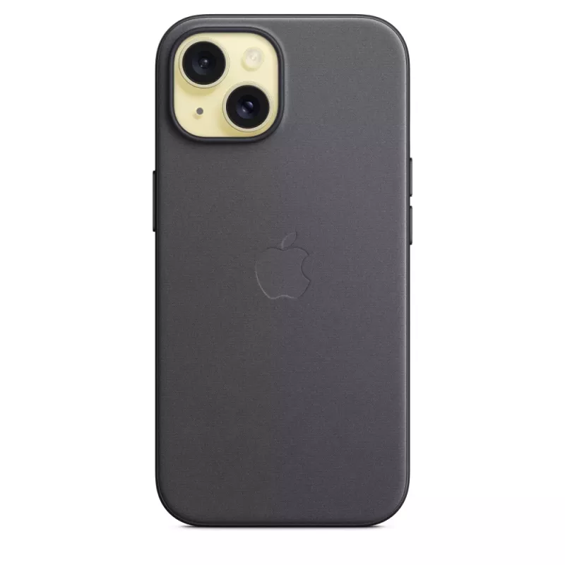 APPLE Apple FineWoven Case with MagSafe iPhone 15 Melns