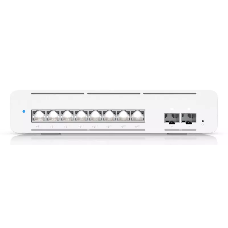 Pārvaldāms slēdzis Ubiquiti UniFi Pro XG 8 PoE 10G Ethernet 8 porti