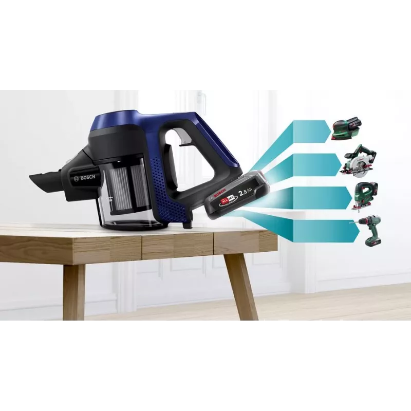 Bosch Serie 6 BBS611MAT bezvada putekļsūcējs 2-in-1