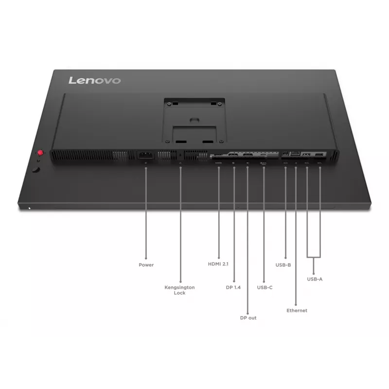 Lenovo ThinkVision P27QD-40 monitors, 68,6 cm (27 collas), 2560 x 1440 pikseļi, Wide Quad HD, LED, 6 ms, melns
