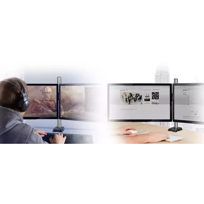 ARCTIC Z2 (Gen 3) - Divu monitoru roka ar USB centrmezglu