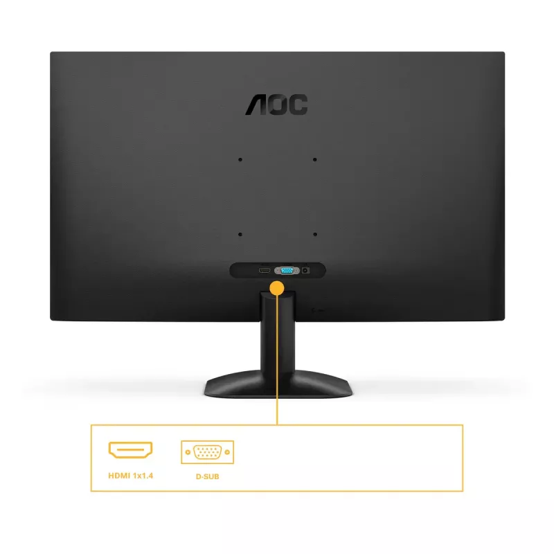 AOC B3 24B35HM2 datora monitors 60.5 cm (23.8 collas) 1920 x 1080 Full HD LED Melns