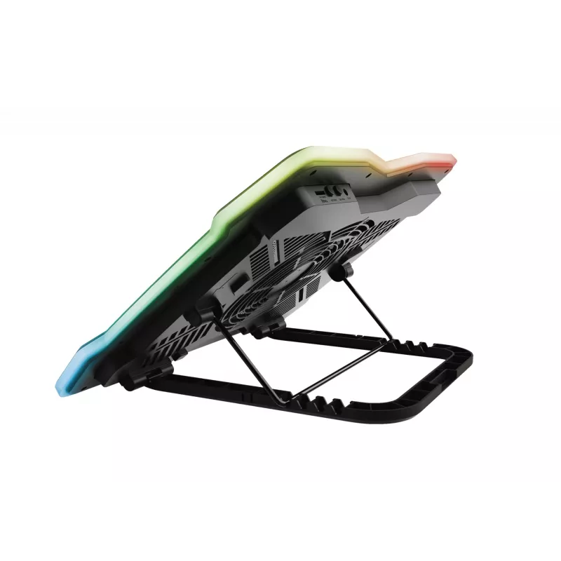 Trust GXT 1126 Aura RGB portatīvā datora dzesēšanas paliktnis līdz 17,3 collām