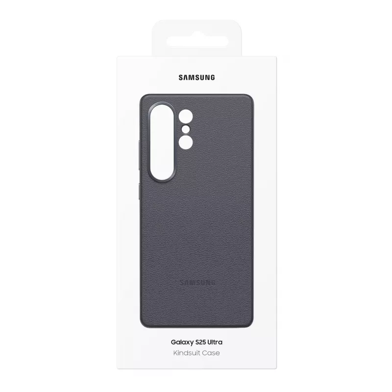 Samsung Kindsuit mākslīgās ādas maciņš Galaxy S25, Cover, Samsung, Galaxy S25 Ultra, 17,5 cm (6,9 collas), melns