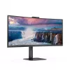 AOC V5 CU34V5CW datora monitors 86,4 cm (34 colli) 3440 x 1440 pikseļi Wide Quad HD LED Melns