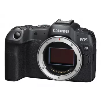 Canon EOS R8, 24,2 MP, 6000 x 4000 pikseļi, CMOS, 4K Ultra HD, skārienjūtīgs, melns
