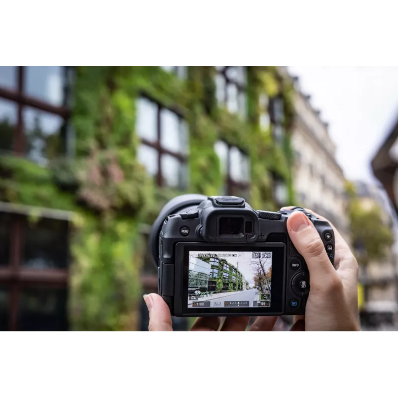 Canon EOS R8, 24,2 MP, 6000 x 4000 pikseļi, CMOS, 4K Ultra HD, skārienjūtīgs, melns