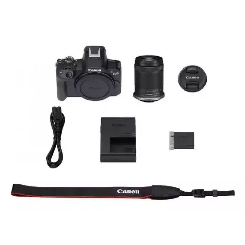 Canon EOS R50 MILC 24.2 MP CMOS 6000 x 4000 pikseļi Melns