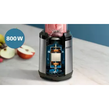 Galda blenderis Philips 5000 sērija HR2765/00 Melns Nerūsējošais tērauds