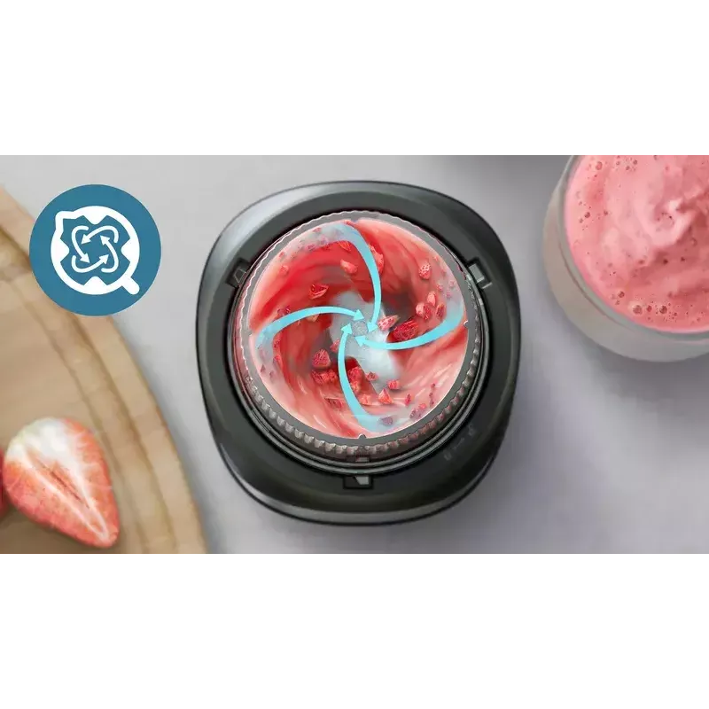 Galda blenderis Philips 5000 sērija HR2765/00 Melns Nerūsējošais tērauds
