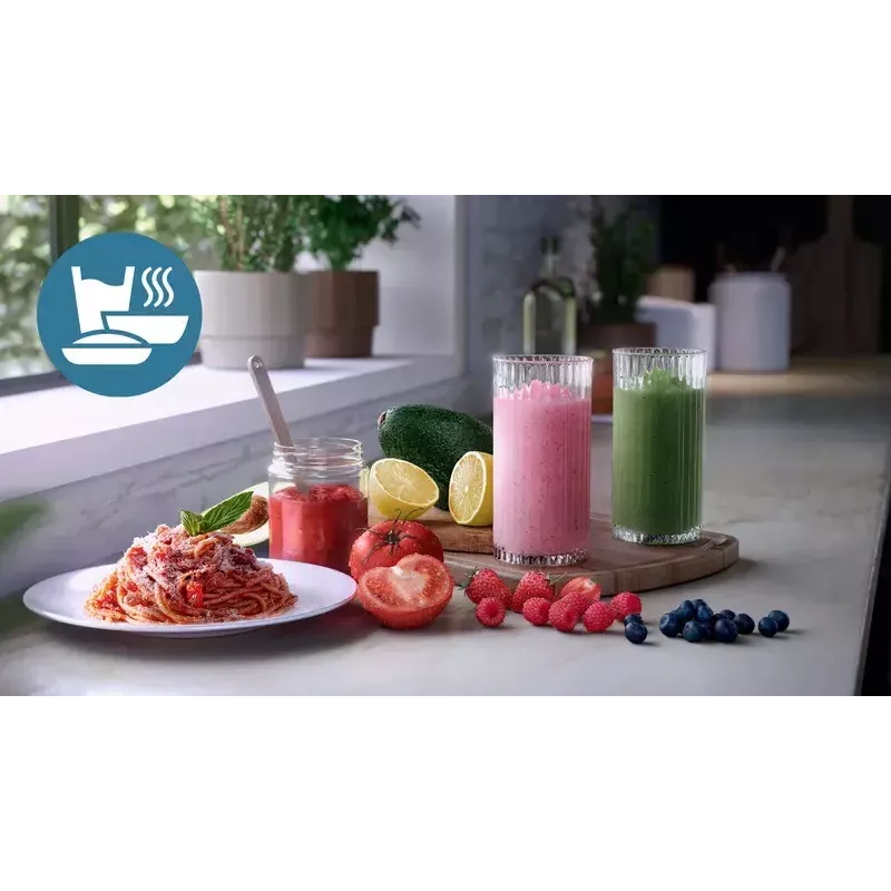 Galda blenderis Philips 5000 sērija HR2765/00 Melns Nerūsējošais tērauds