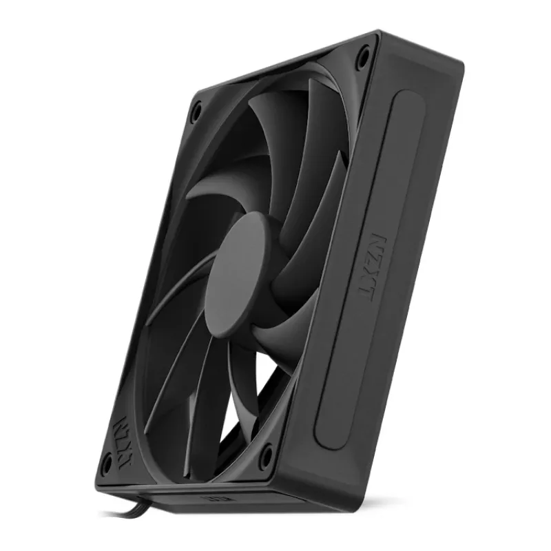 NZXT dzesēšanas ventilators F120q 120mm melns kluss gaisa plūsma