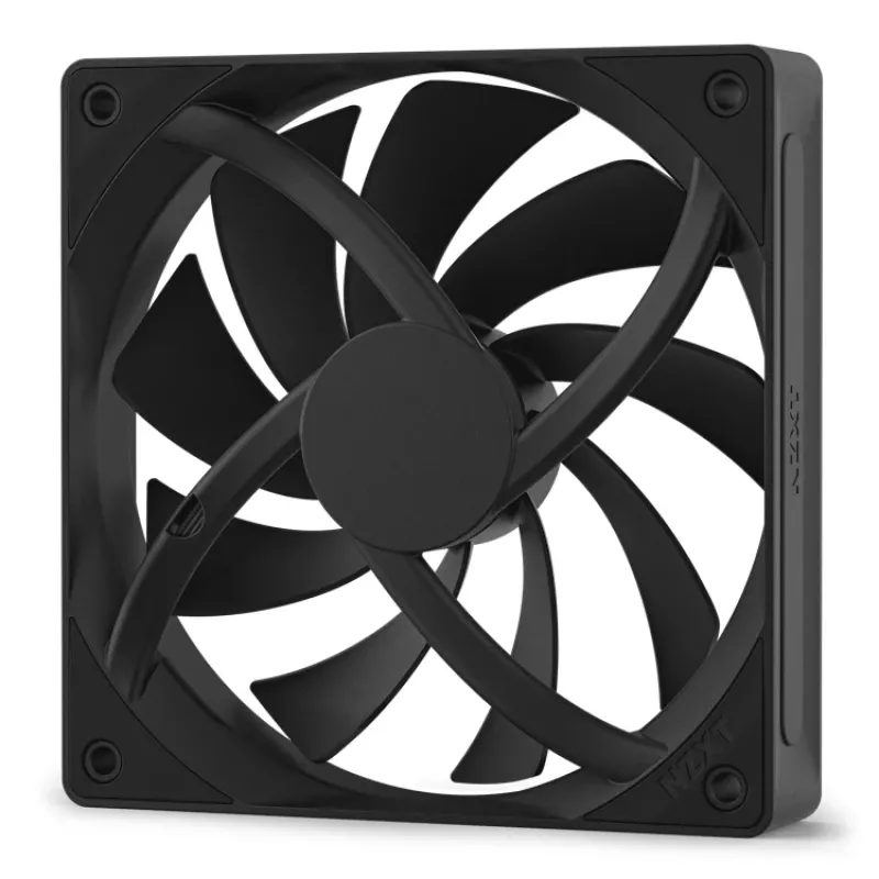 NZXT dzesēšanas ventilators F120q 120mm melns kluss gaisa plūsma