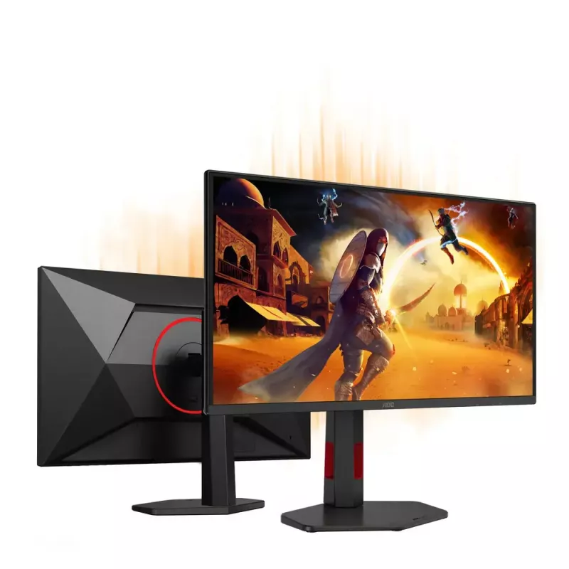 AOC G4 Q25G4SR datora monitors 62,2 cm (24,5 collas) 2560 x 1440 pikseļi Quad HD LED Melns, Sarkans