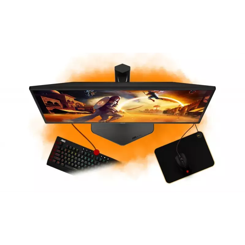AOC G4 Q25G4SR datora monitors 62,2 cm (24,5 collas) 2560 x 1440 pikseļi Quad HD LED Melns, Sarkans