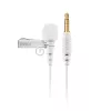 Lavalier mikrofons RØDE LAVALIER GO — piespraužams, kondensatora, visvirzienu, 3,5 mm, 20–20000 Hz, balts/melns