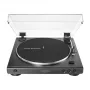 Siksnas piedziņas audio vinila atskaņotājs Audio-Technica AT-LP60X Pilnībā automātisks Melns