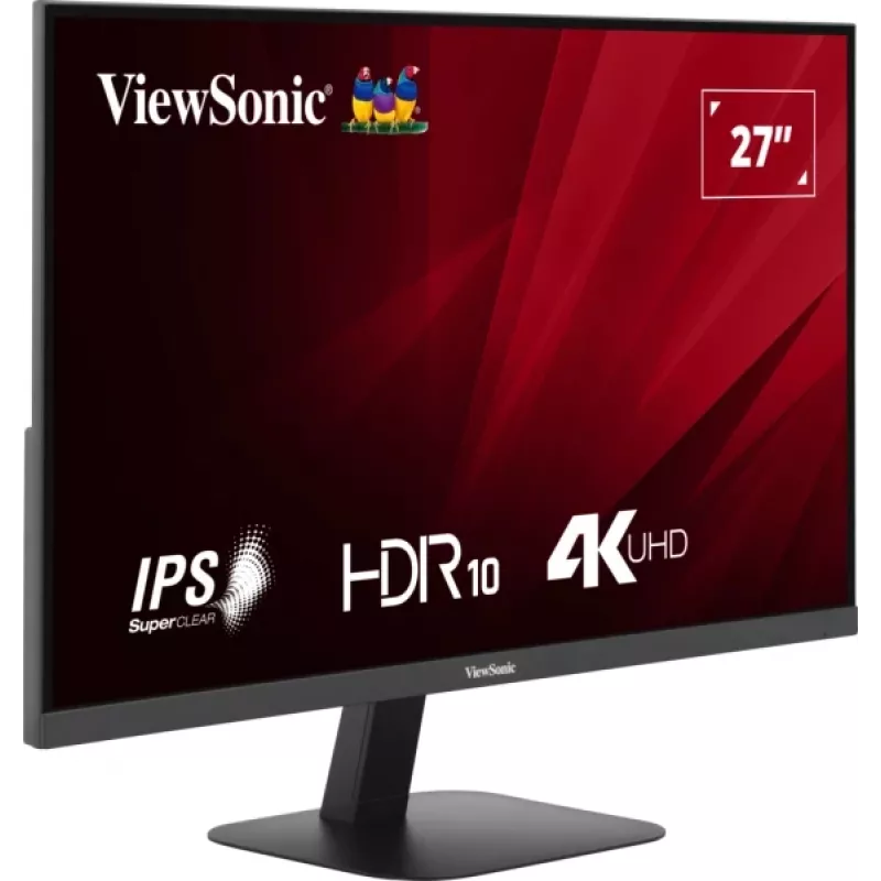 Viewsonic VA VA2708-4K-HD datora monitors 68,6 cm (27 collas) 3840 x 2160 pikseļi 4K Ultra HD LED melns