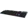 LOGITECH G915 X Lightspeed bezvadu zema profila spēļu tastatūra - Melna - Qwerty - US International Tactile