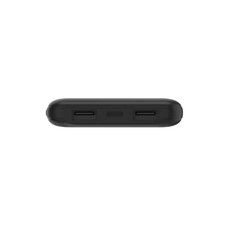 BELKIN 10k Power Bank ar USB-C 15W Dual USB-A 15cm USB-A uz C Kabelis Melns