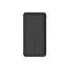 BELKIN 10k Power Bank ar USB-C 15W Dual USB-A 15cm USB-A uz C Kabelis Melns