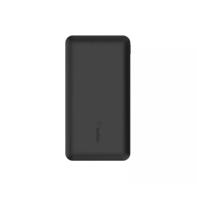 BELKIN 10k Power Bank ar USB-C 15W Dual USB-A 15cm USB-A uz C Kabelis Melns