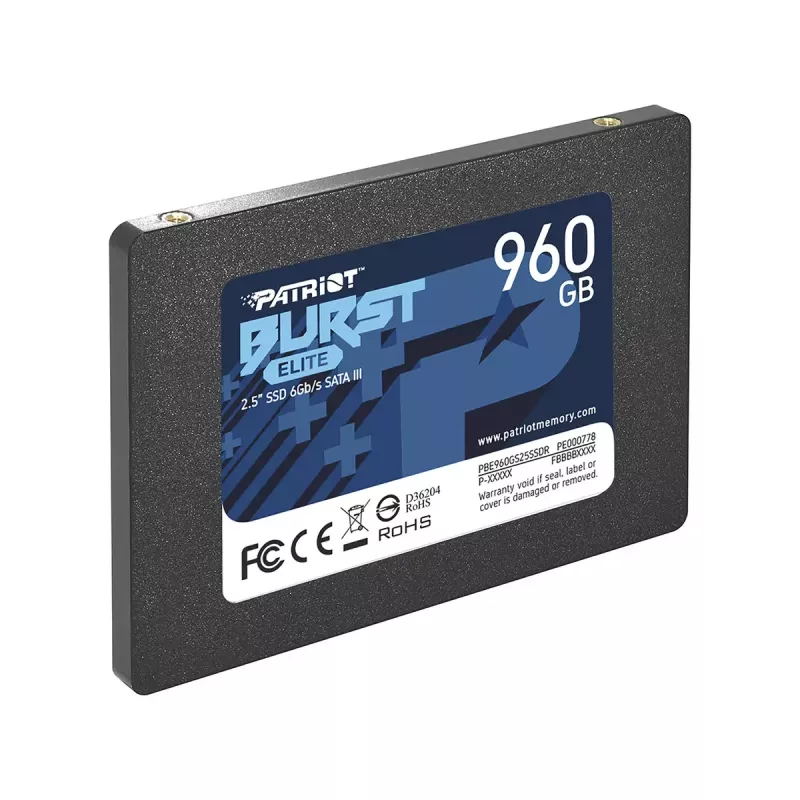 SSD disk Patriot Memory 960 GB 2.5 collas SATA III PBE960GS25SSDR